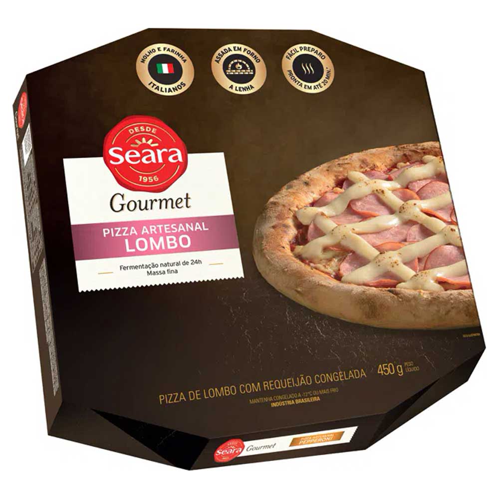 PIZZA GOURMET SEARA LOMBO COM REQUEIJAO 450G redemix