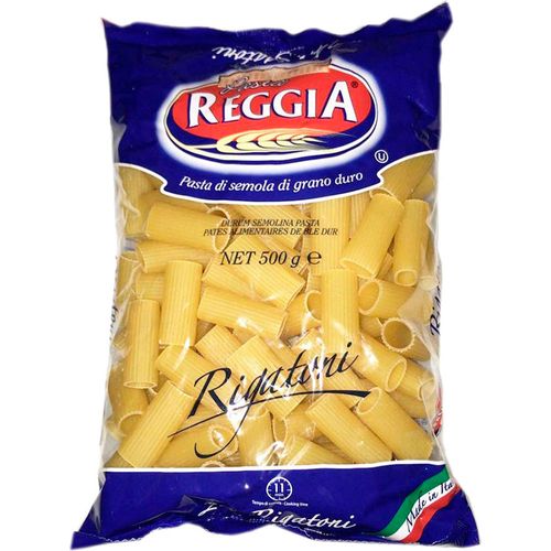 MACARRÃO RIGATONI PASTA REGGIA 500G redemix