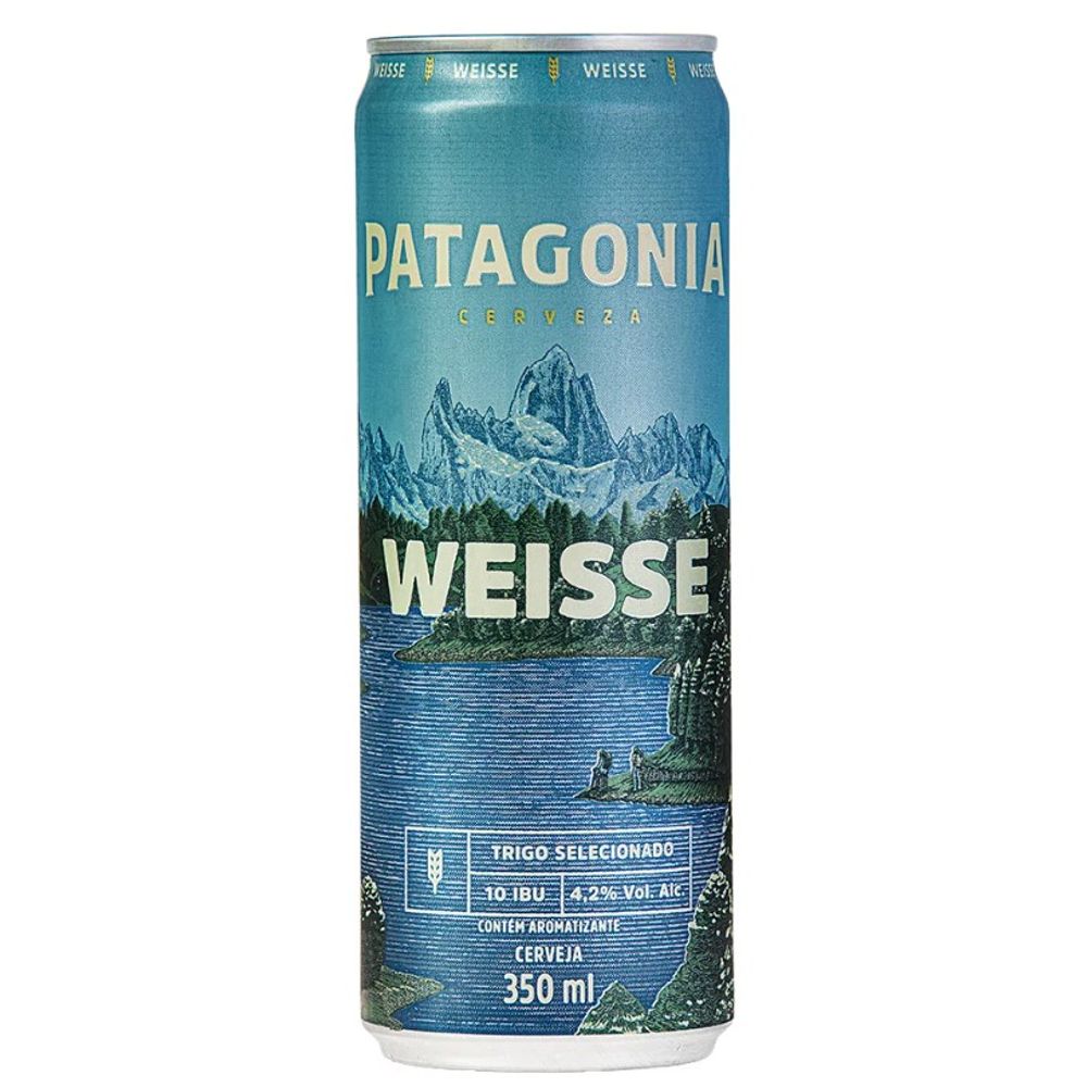 CERVEJA PATAGONIA WEISSE LATA 350ML - redemix