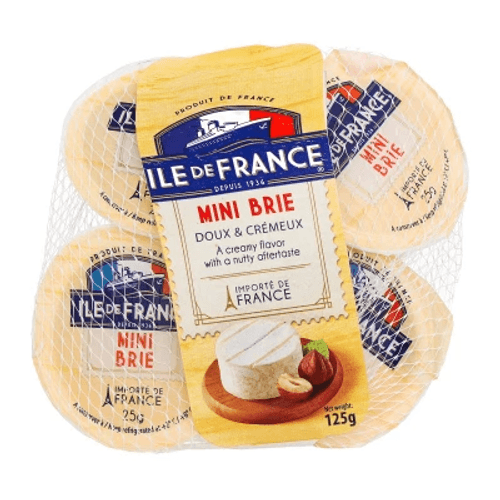 QUEIJO BRIE MINI ILE DE FRANCE 125G redemix