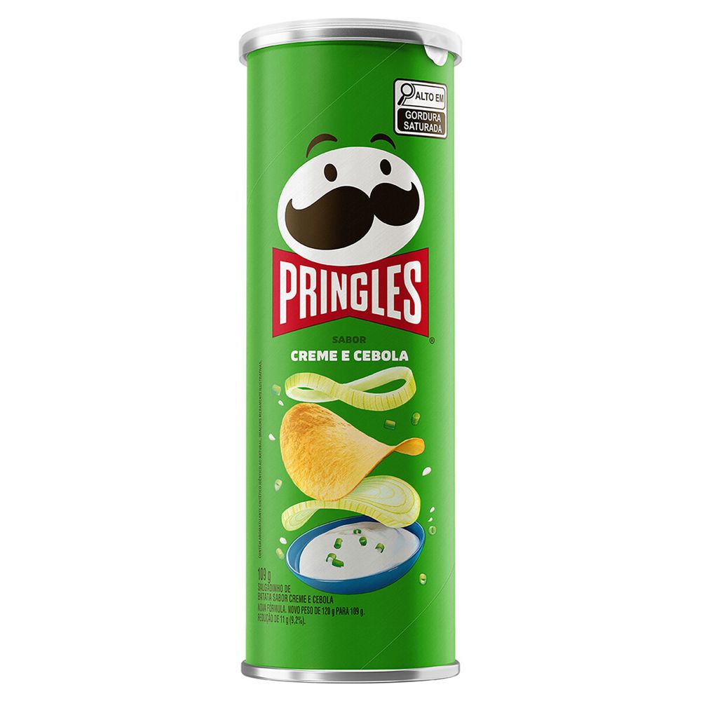 BATATA PRINGLES CREME CEBOLA 109G - redemix BATATA PRINGLES CREME CEBOLA 109G - redemix