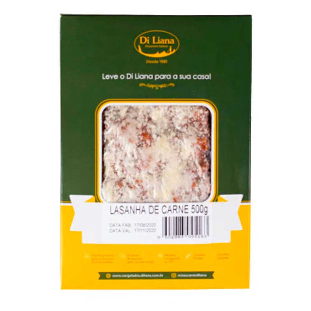 LASANHA DI LIANA CARNE 500G