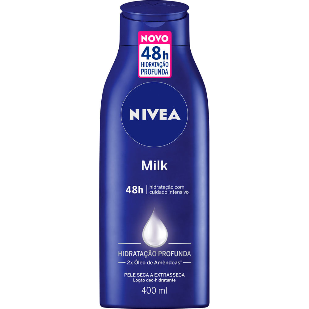 LOCAO HIDRATANTE NIVEA MILK 400ML - redemix