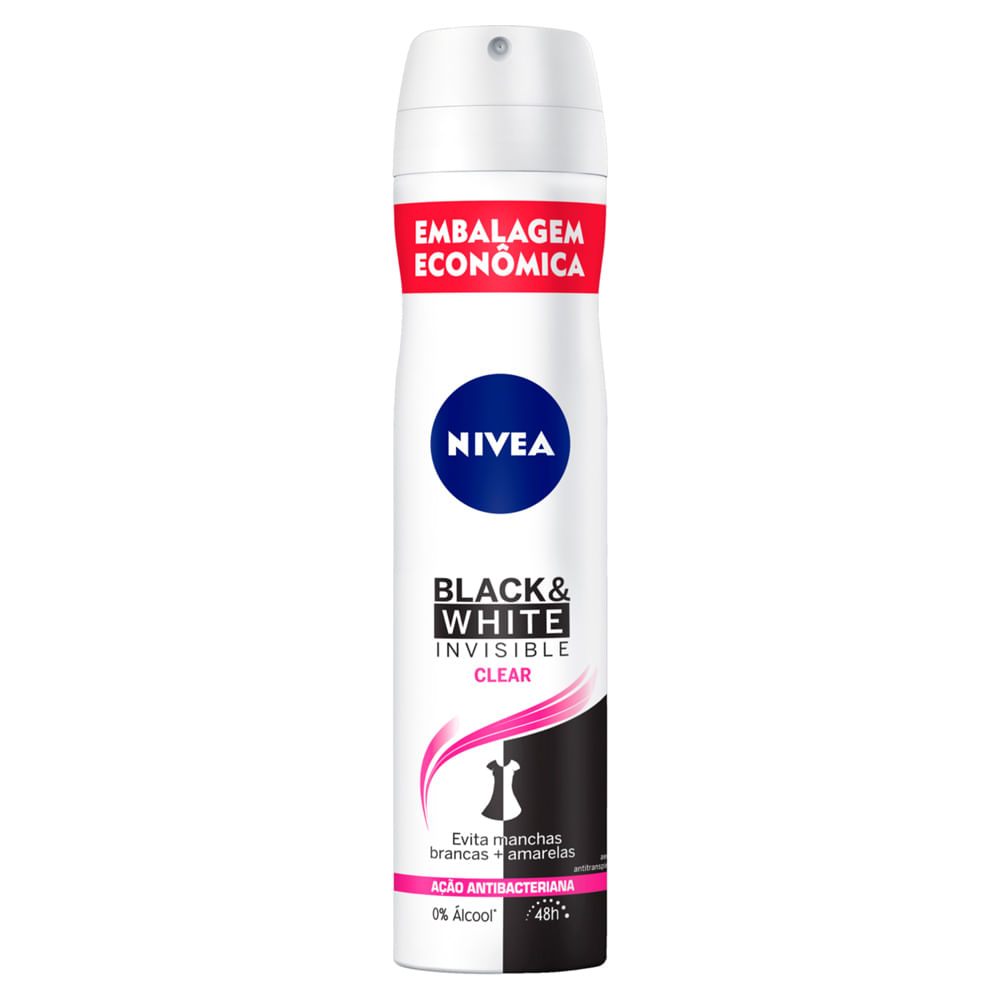 Rexona Invisible Black and White Deodorant Spray 200 ml