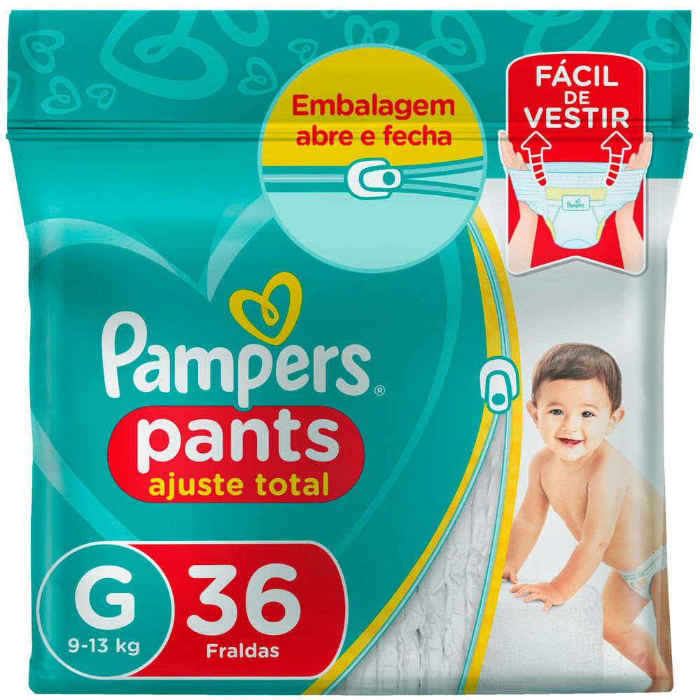 FRALDA PAMPERS PANTS MEGA G36 - redemix