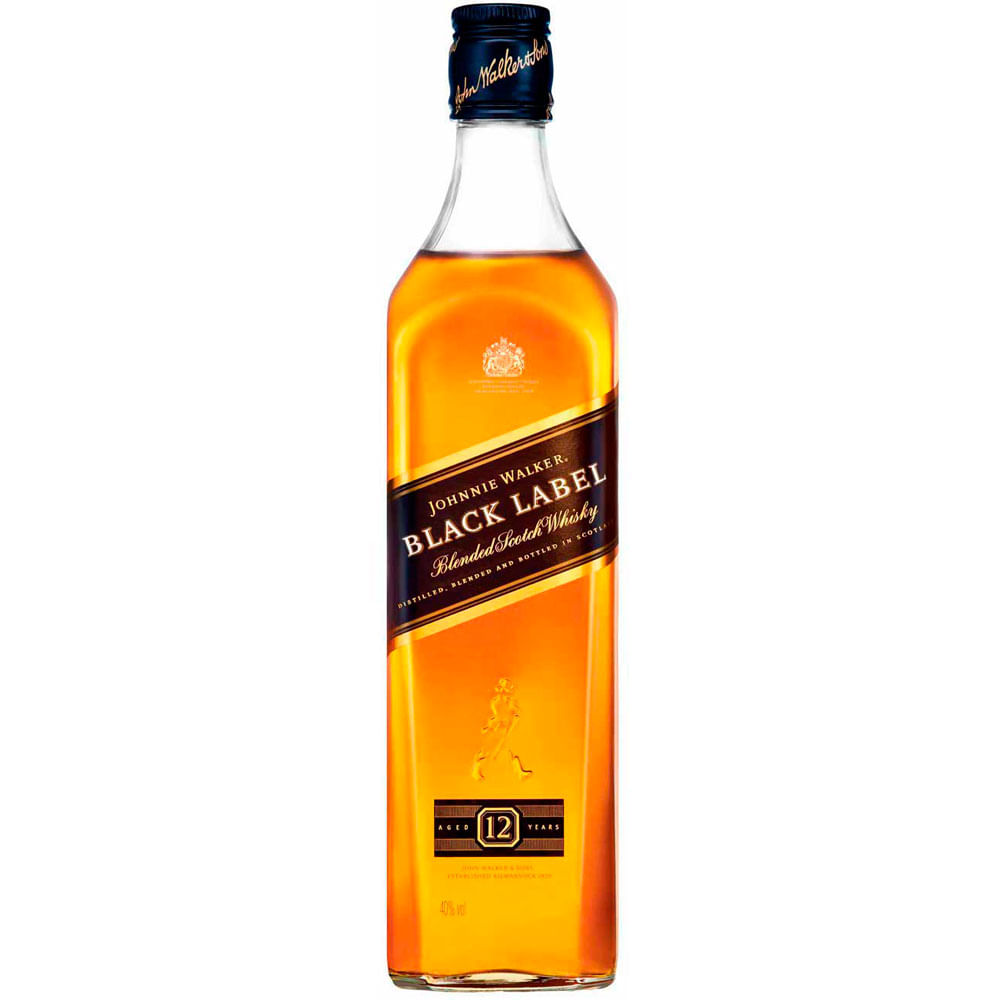 WHISKY JOHNNIE WALKER BLACK LABEL 750ML - redemix