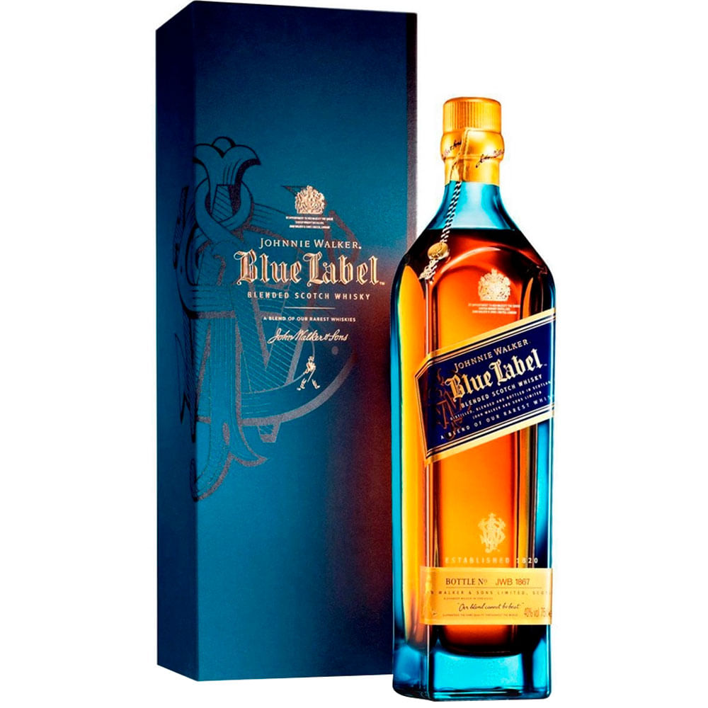 WHISKY JOHNNIE WALKER BLUE LABEL 750ML - redemix