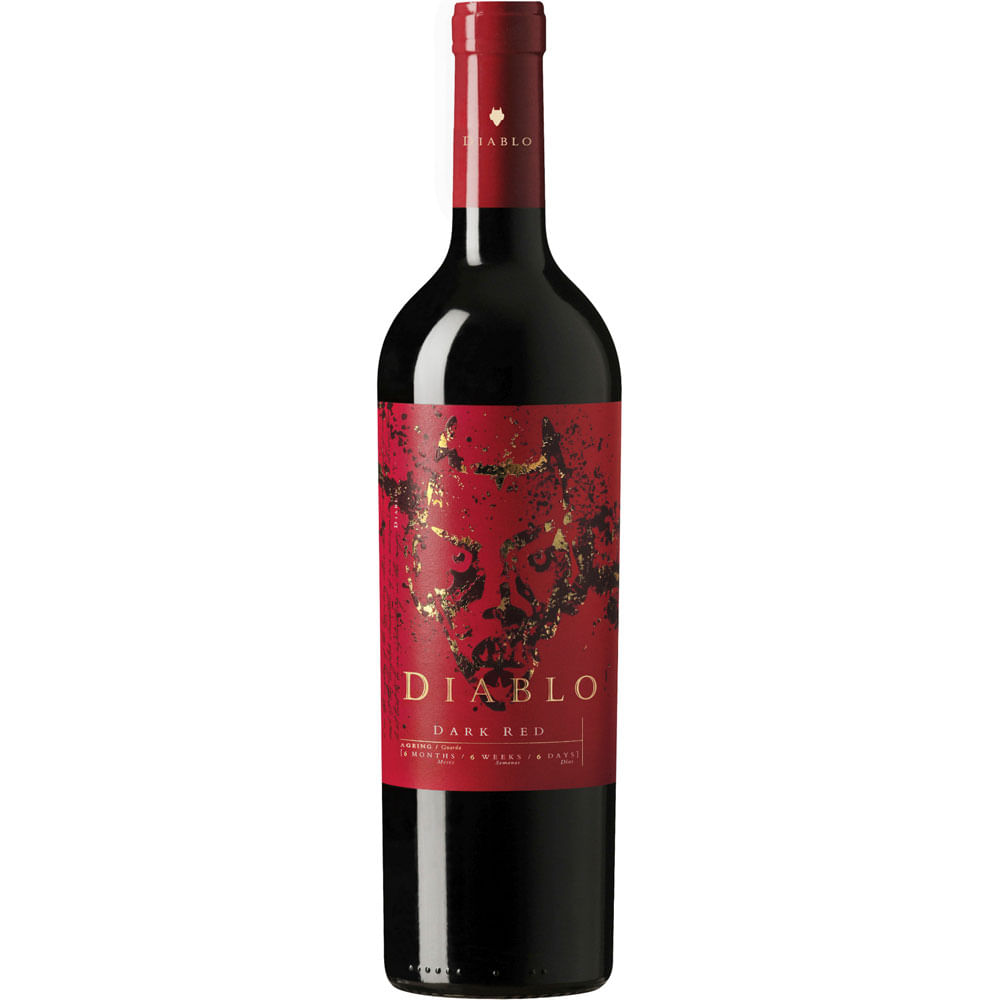 VINHO TINTO CHILENO DIABLO DARK RED 750ML - redemix