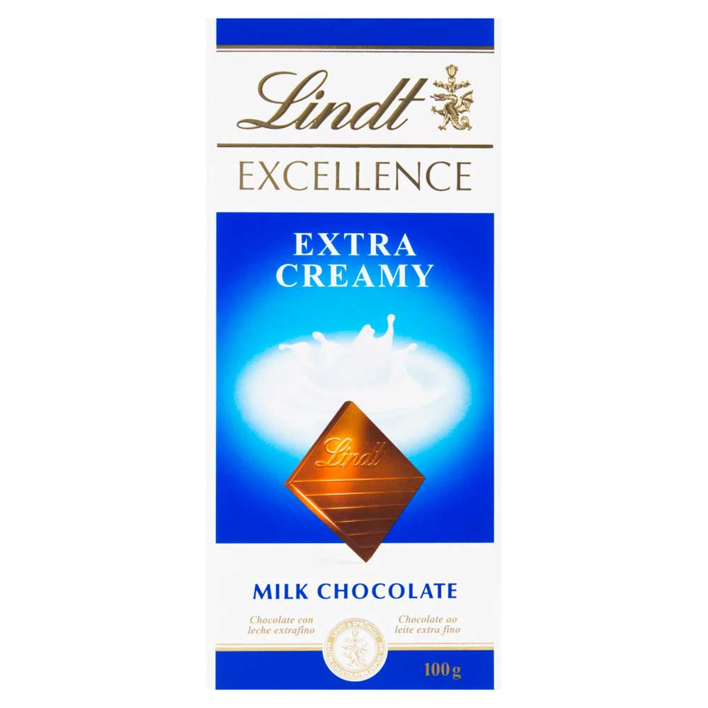 CHOCOLATE LINDT EXCELLENCE EXTRA CREAMY 100G - redemix