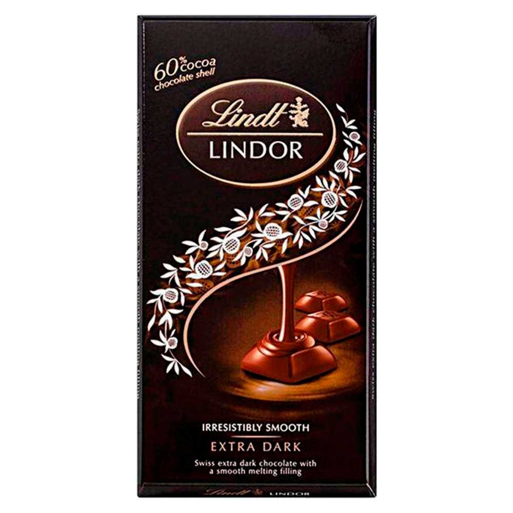 CHOCOLATE 60 LINDT LINDOR EXTRA DARK 100G - redemix