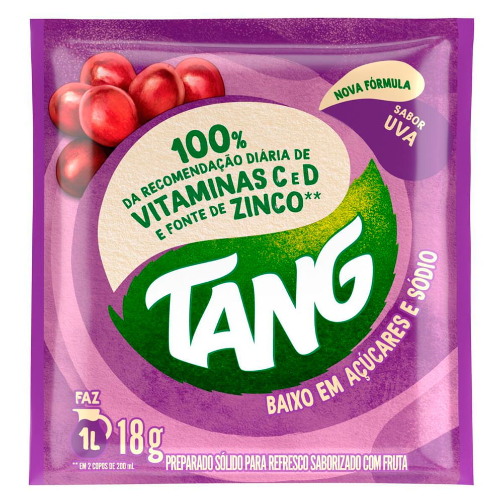 REFRESCO EM PÓ TANG UVA 18G - redemix