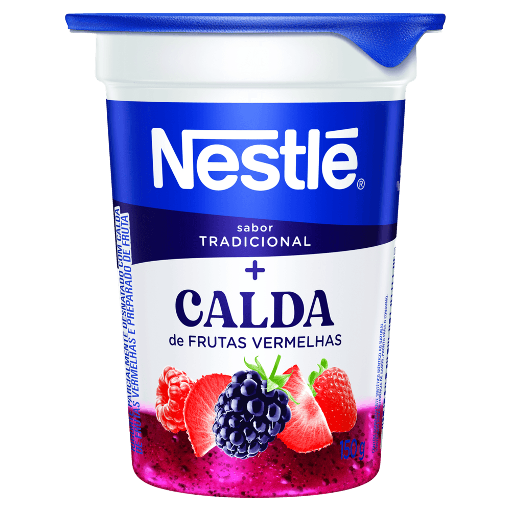 IOGURTE TRADICIONAL NESTLE CALDA DE FRUTAS VERMELHAS 150G - Redemix