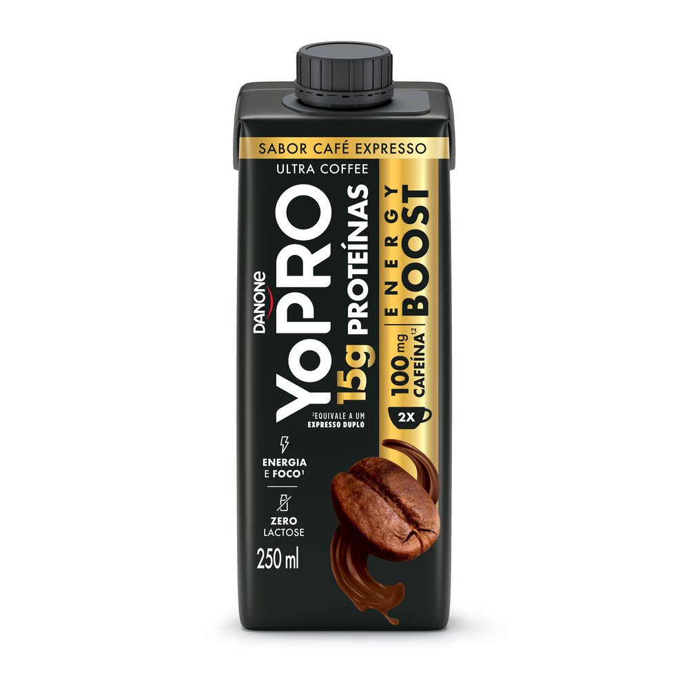 BEBIDA LACEA UHT YOPRO ENERGY BOOST CAFE EXPRESSO 15G PROTEINAS
