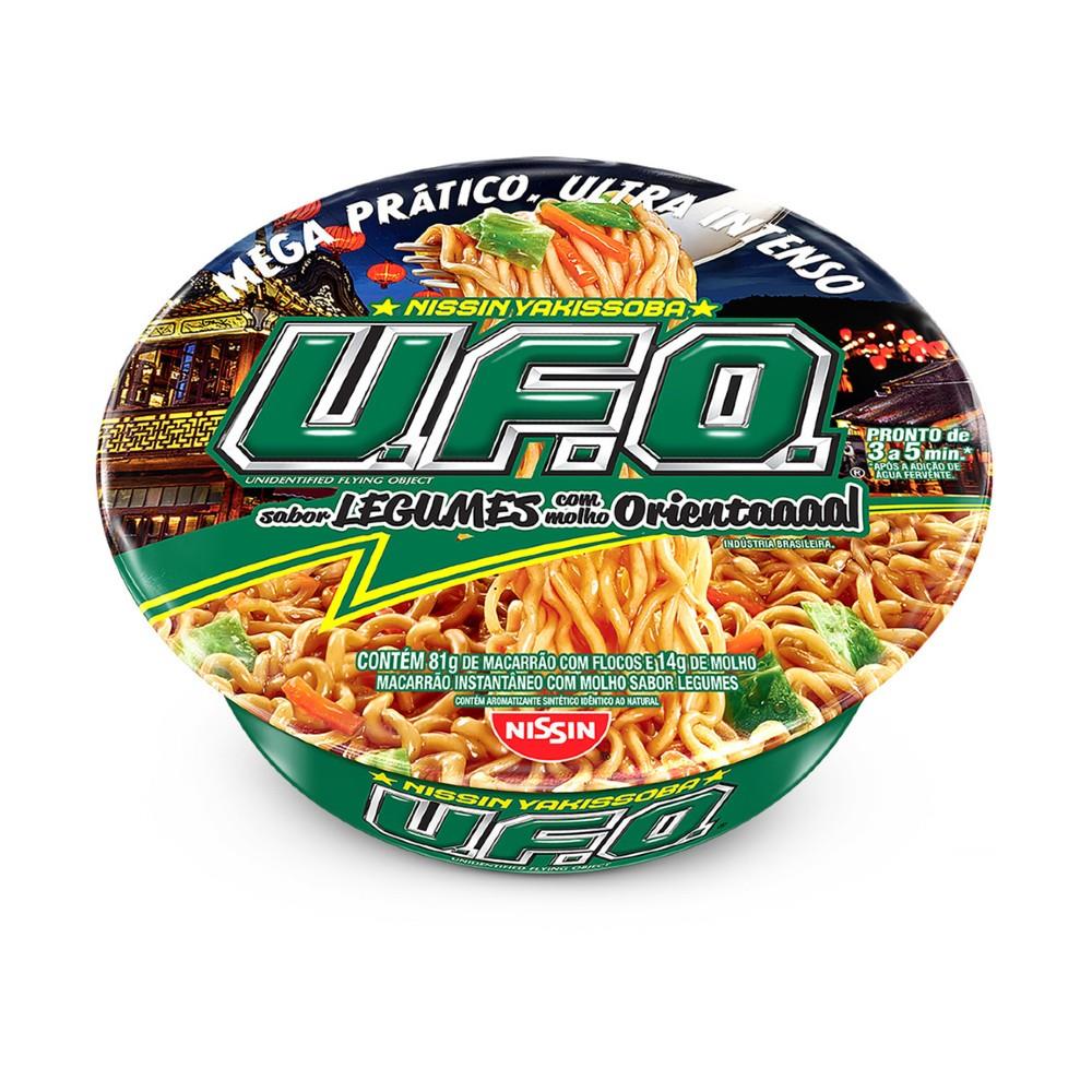 MACARRAO INSTANTANEO UFO NISSIN LEGUMES 95G - redemix