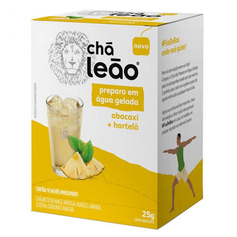フェイスクリーム cha-cha-cha CHA LEAO ICE TEA ABACAXI E HORTELA 25G - redemix