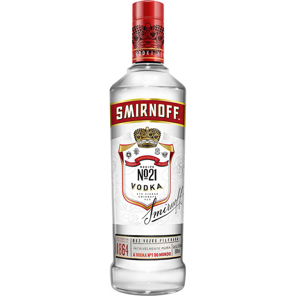 VODKA SMIRNOFF RED 600ML - redemix