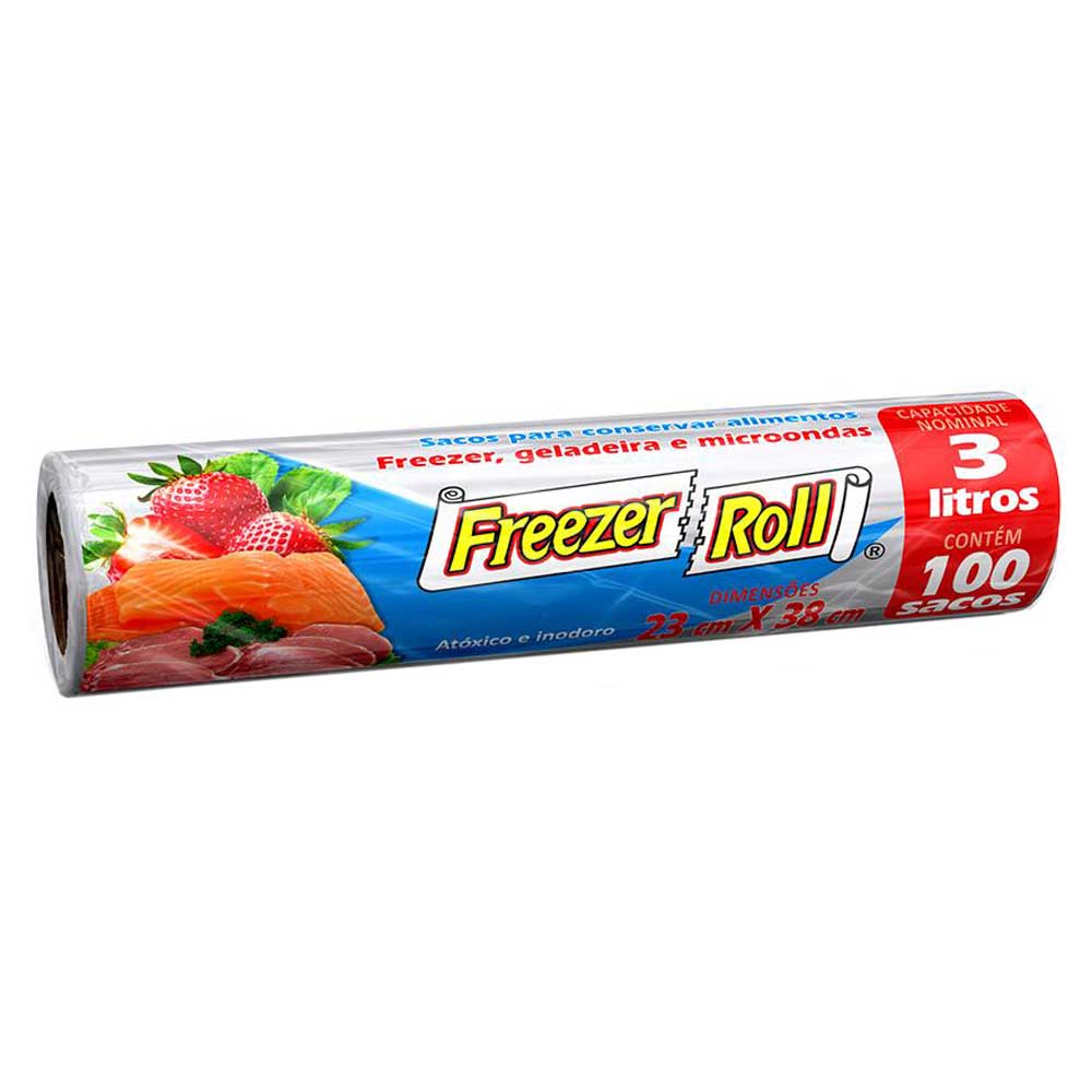 SACO FREEZER DOVER ROLL 3L 100 UNIDADES - redemix