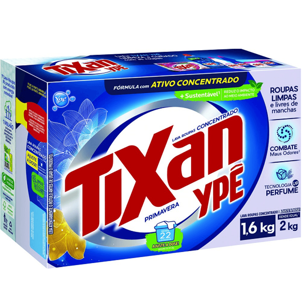 DETERGENTE PO TIXAN YPE PRIMAVERA 1.6KG - redemix