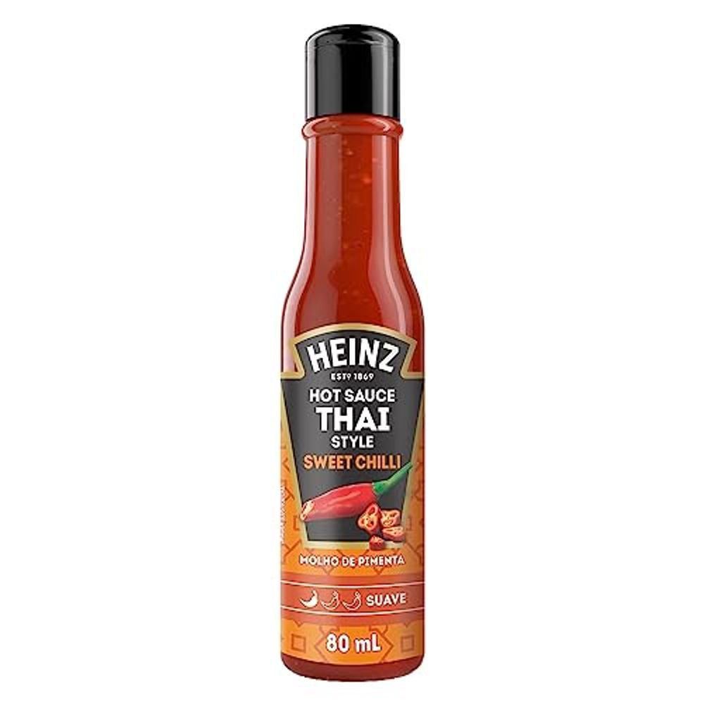 MOLHO DE PIMENTA HEINZ SWEET CHILLI SUAVE THAI STYLE FRASCO 80ML redemix