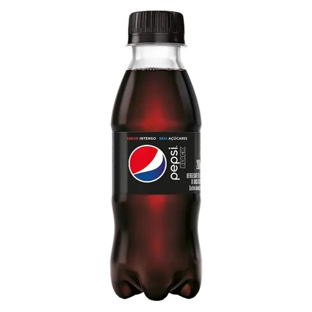 REFRIGERANTE PEPSI COLA ZERO PET 200ML - redemix