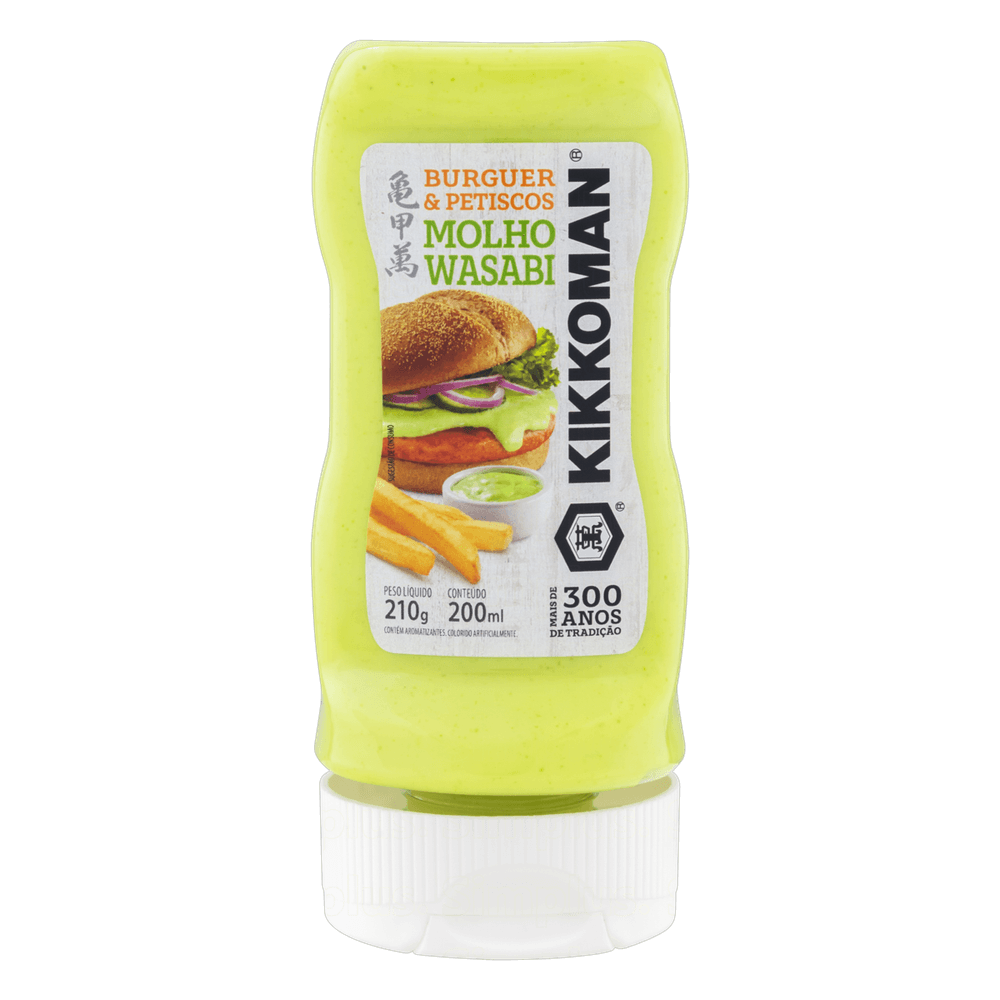 MOLHO WASABI KIKKOMAN 210G - redemix