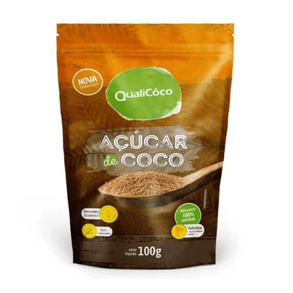 AÇÚCAR DE COCO QUALICOCO 100G - redemix