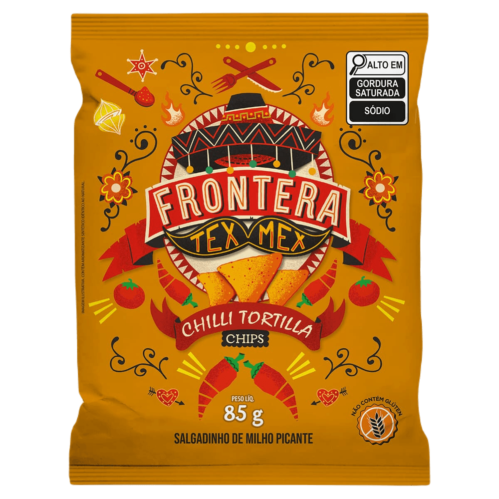 TORTILLA CHIPS FRONTERA PICANTE 85G - redemix