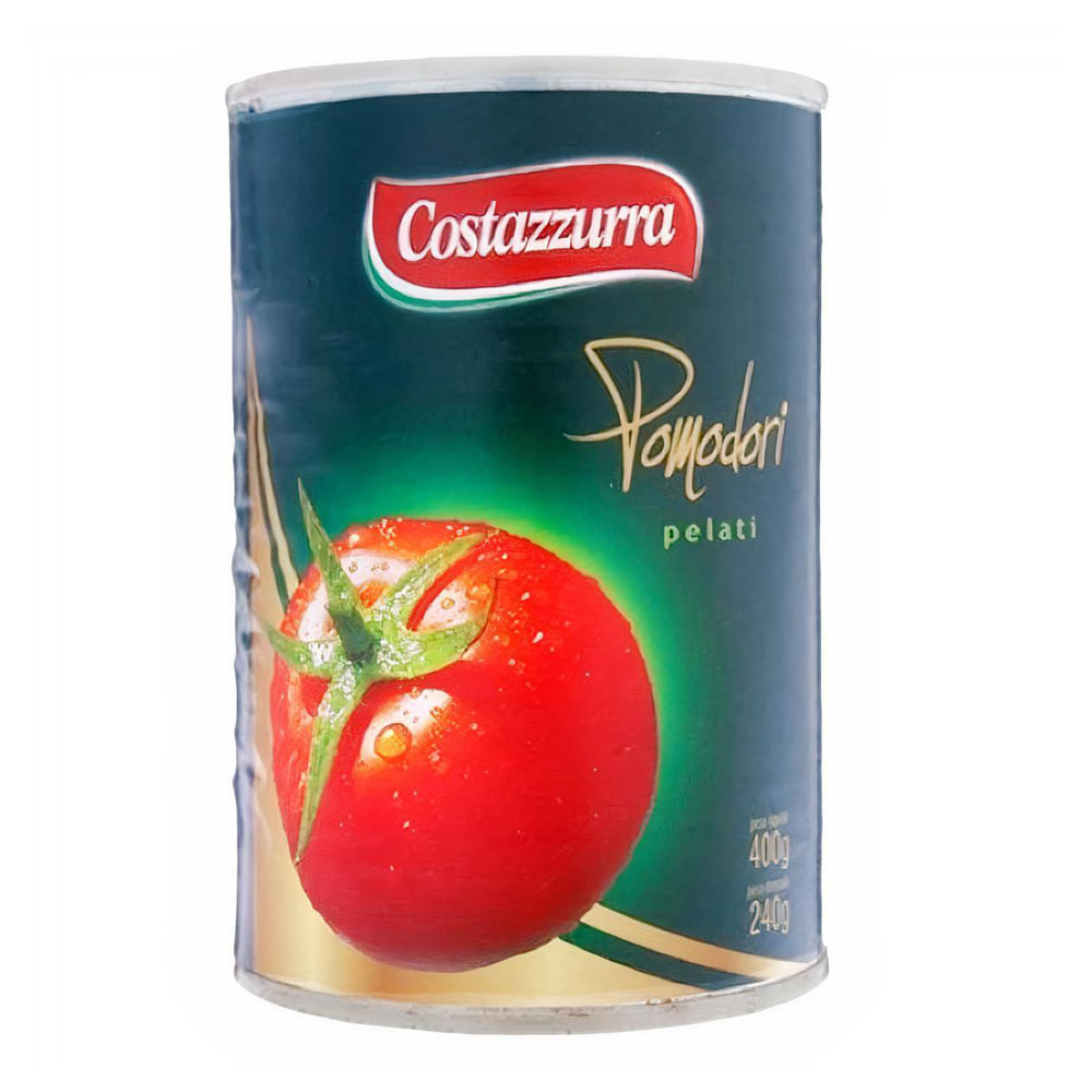 TOMATE ITALIANO PELADO COSTAZZURRA 400G - redemix