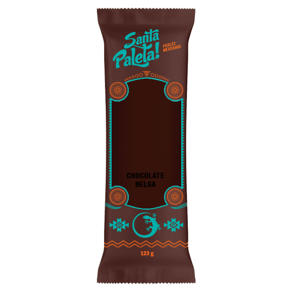 PICOLE SANTA PALETA CHOCOLATE BELGA 123G - redemix