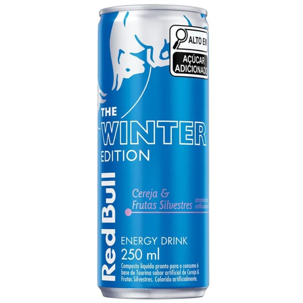 ENERGETICO RED BULL WINTER EDITION CEREJA E FRUTAS SILVESTRES LATA 250ML -  redemix