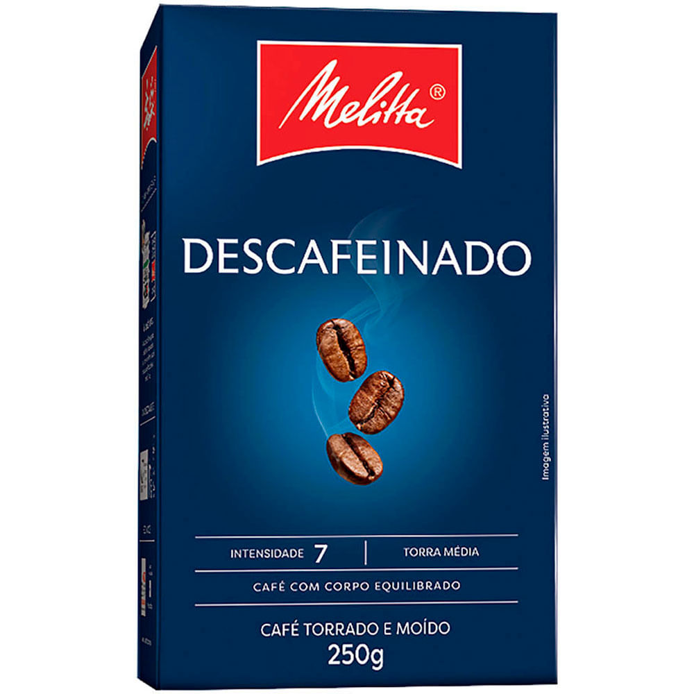 CAFÉ DESCAFEINADO MELITTA 250G - redemix