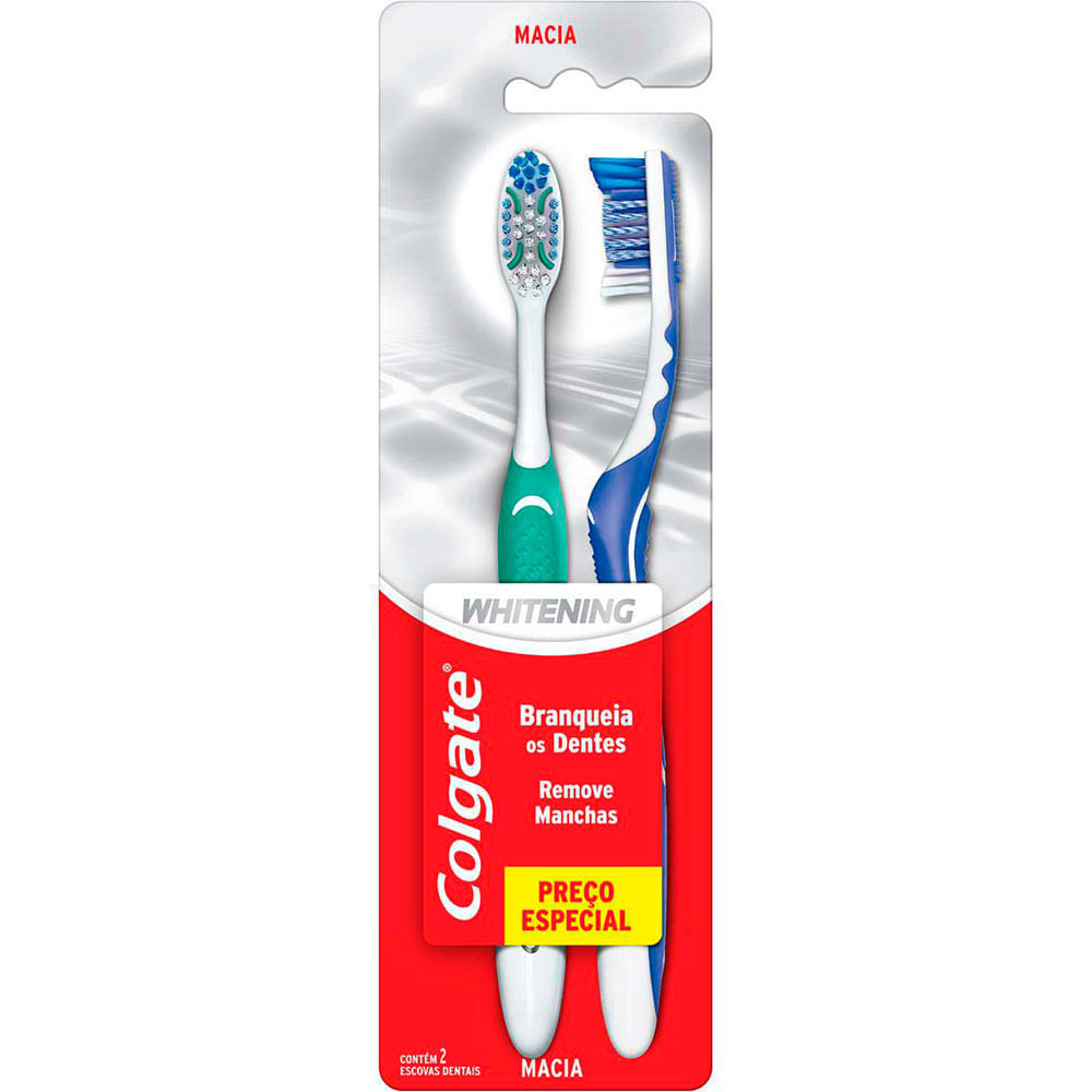 Escova Dental Colgate 360 Carvão com 2 unidades