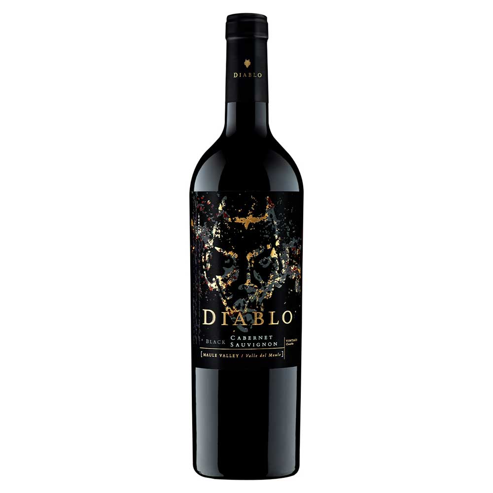 VINHO TINTO CHILENO DIABLO BLACK CABERNET SAUVGNON 750ML - redemix