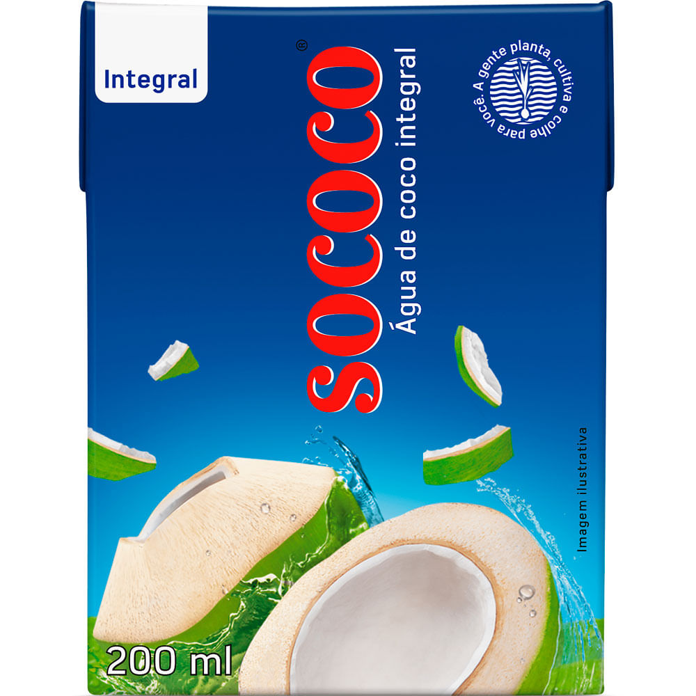 ÁGUA DE COCO SOCOCO 200ML - redemix