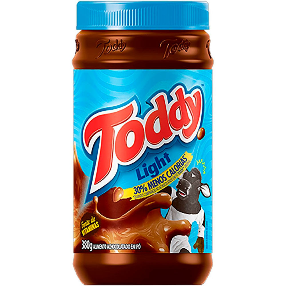 ACHOCOLATADO EM PÓ TODDY LIGHT 380G - redemix