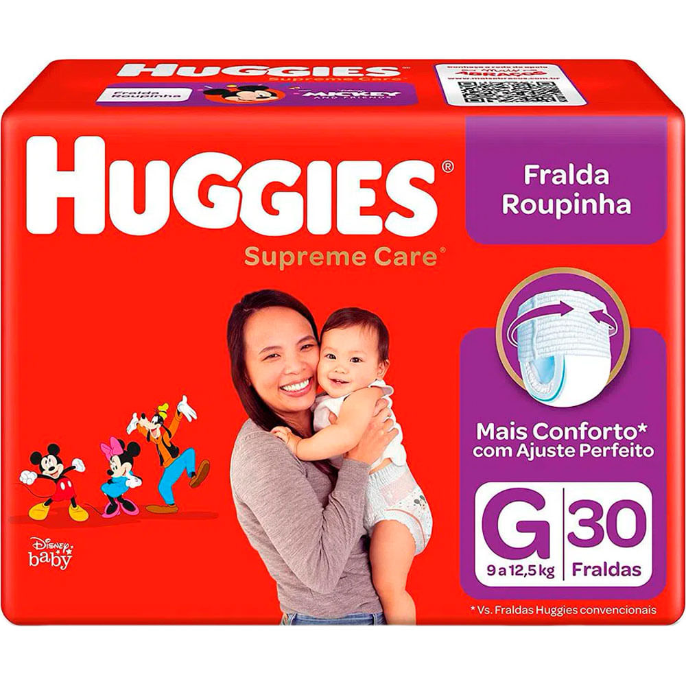 Fralda Pampers Super Pants Tamanho G Com 30 Unidades