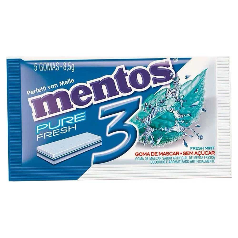 GOMA MENTOS P FRESH MINT 3 8,5G - redemix