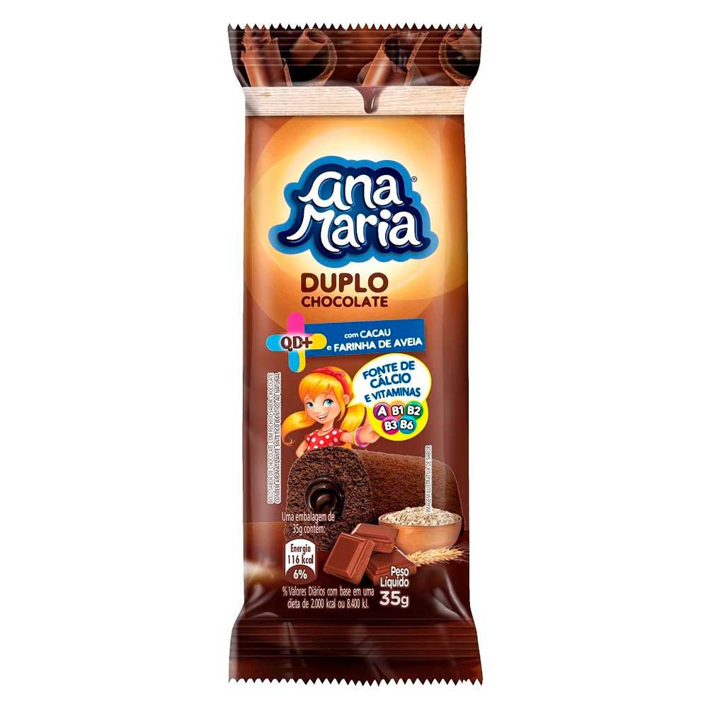 BOLINHO ANA MARIA CHOCOLATE 35G - redemix