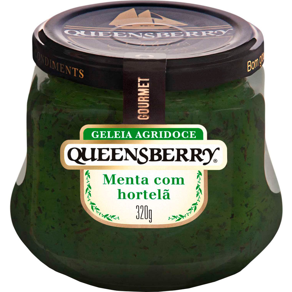 GELEIA GOURMET QUEENSBERRY MENTA E HORTELA 320G - redemix