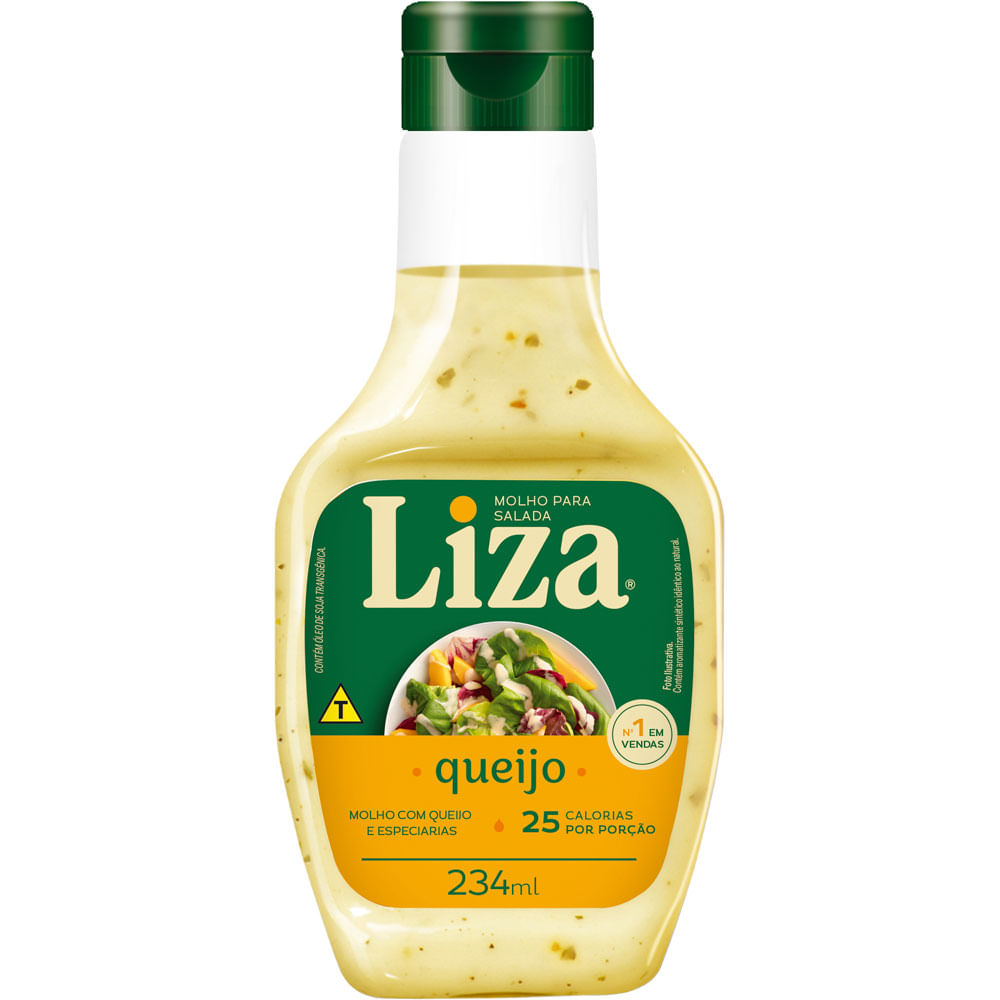 MOLHO SALADA LIZA QJO 234ML - redemix