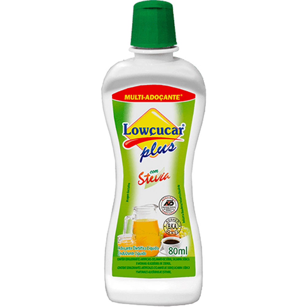 ADOCANTE LIQUIDO STEVIA PLUS LOWCUCAR 65ML - redemix