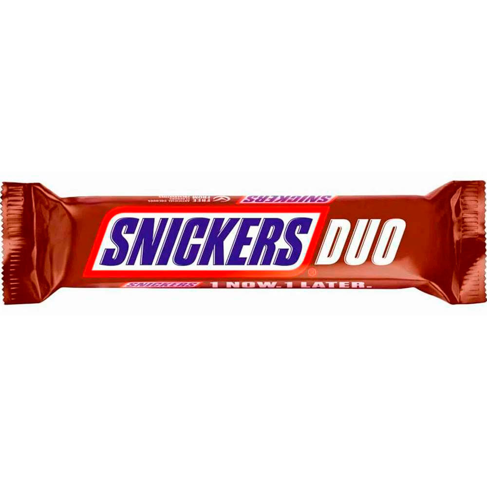 CHOCOLATE AO LEITE SNICKERS DUO 78G - redemix