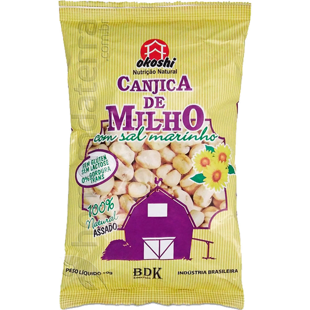 PIPOCA OKOSHI CANJICA C SAL MAR 40G - redemix