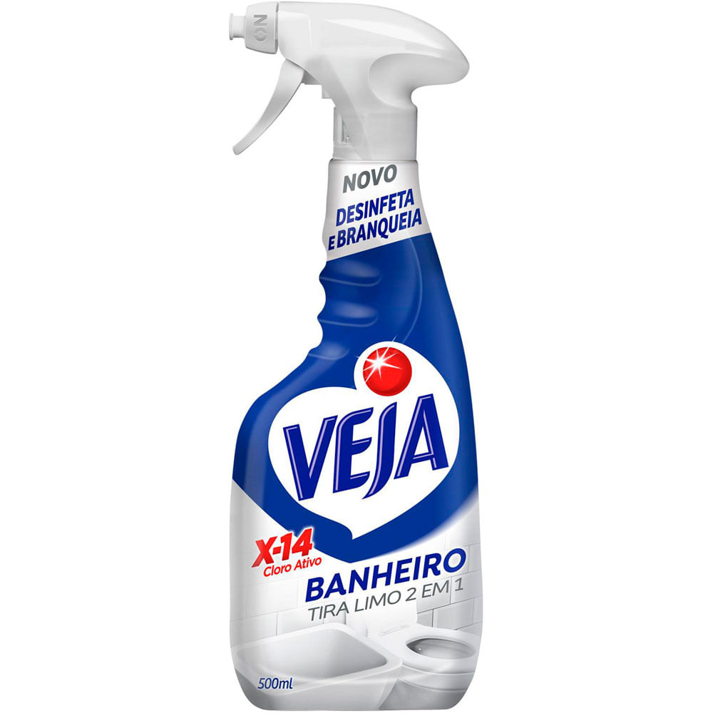 LIMPADOR BANHEIRO VEJA X14 GATILHO 500ML - redemix