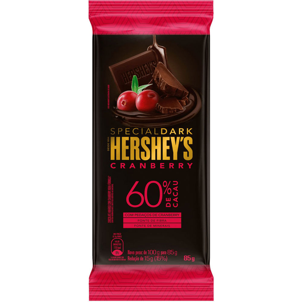 CHOCOLATE 60 HERSHEYS DARK CHAMBERRY 85G - redemix