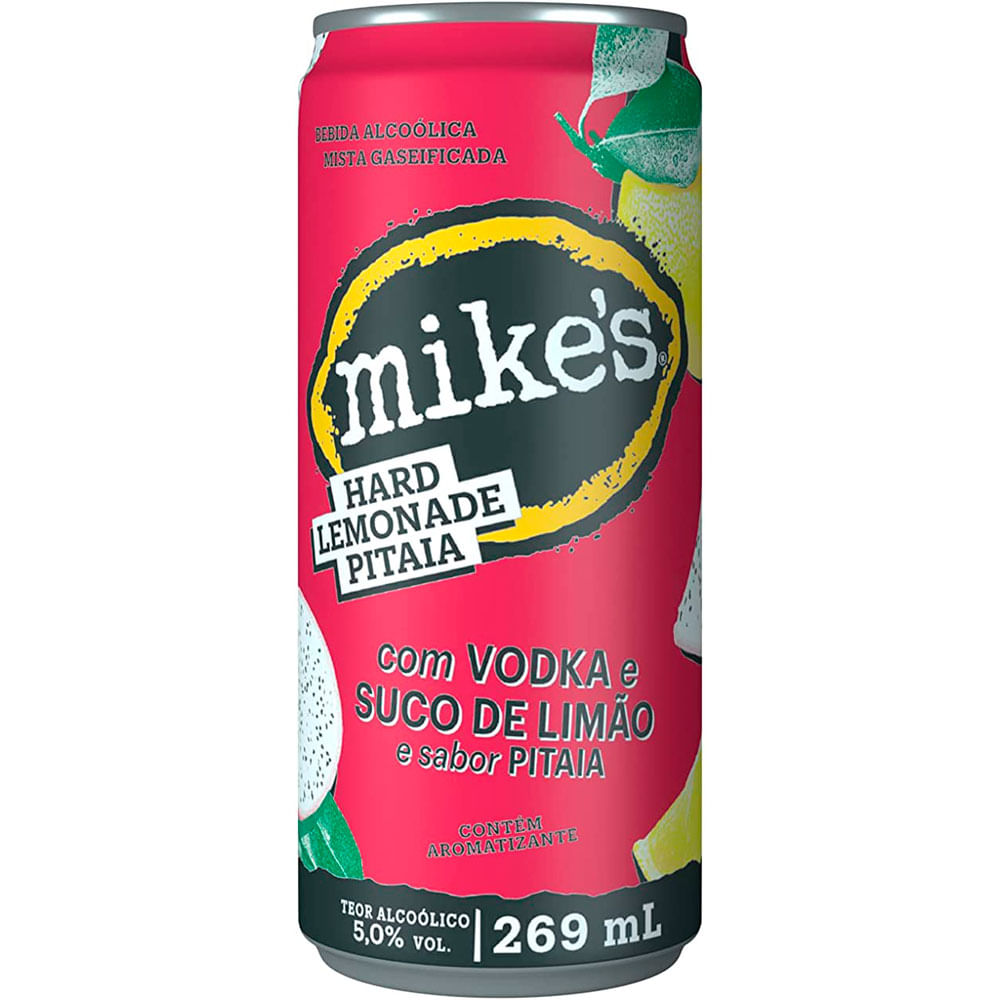 ミッツ④ 1本 BEBIDA MISTA MIKES HARD LEMONADE PITAIA LATA 269ML - redemix