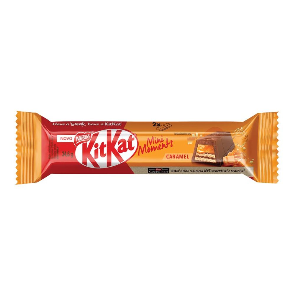 CHOCOLATE NESTLE KITKAT MOMENTOS CARAMELO 34.6G - redemix
