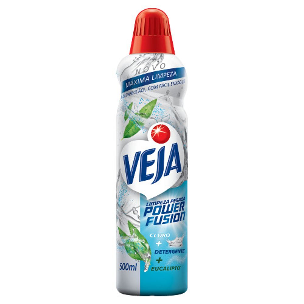 LIMPADOR LIMPEZA PESADA VEJA FUSION CLORO 500ML - redemix