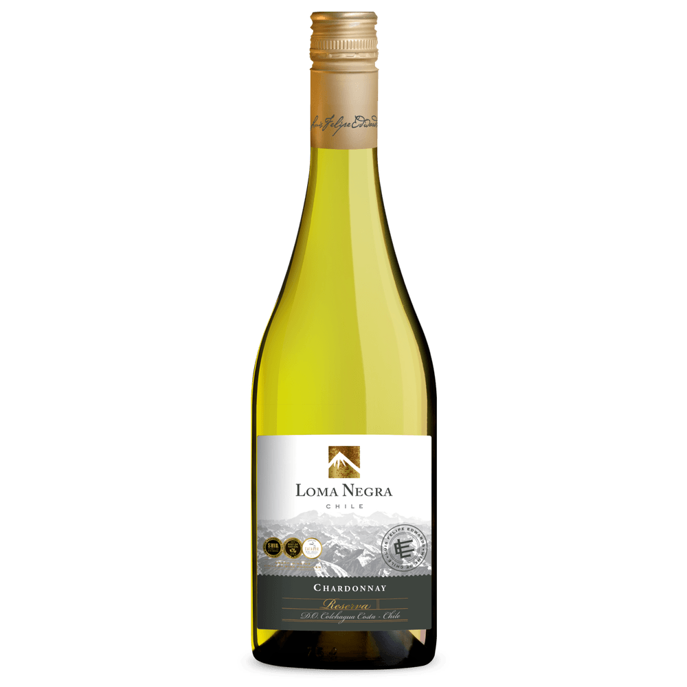 VINHO BRANCO CHILENO LOMA NEGRA CHARDONNAY RESERVA 750ML - redemix