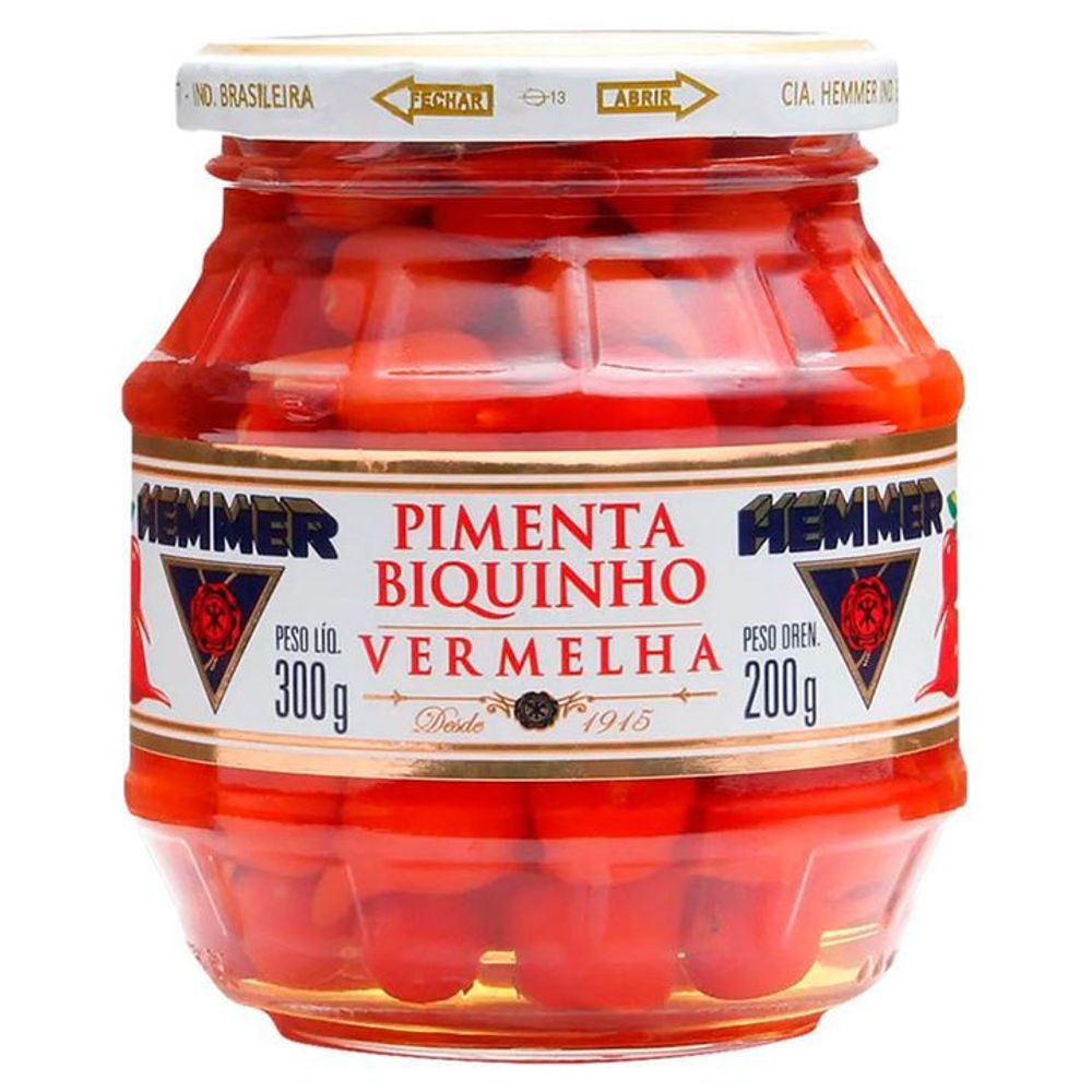 PIMENTA BIQUINHO VERMELHA HEMMER 200G - redemix